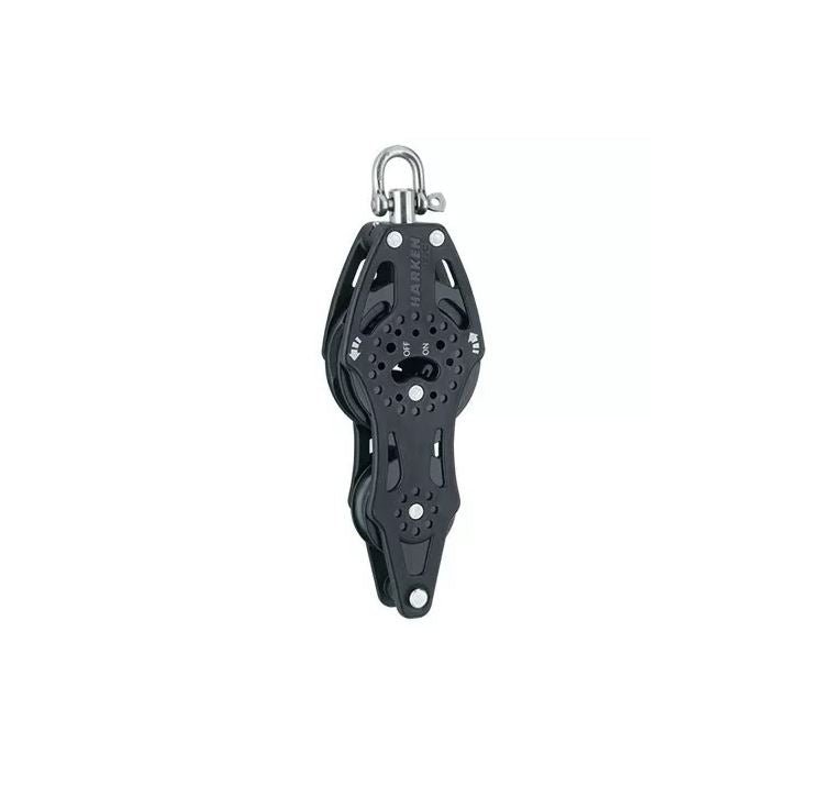 Harken 75mm Carbo Violin-Umlenkblock mit Hundsfott